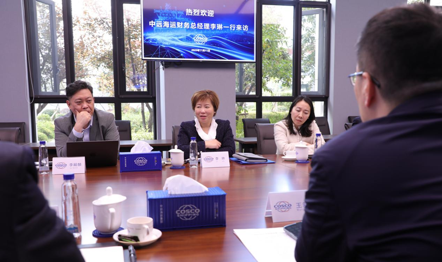 公司领导拜访中远海运科技股份有限公司